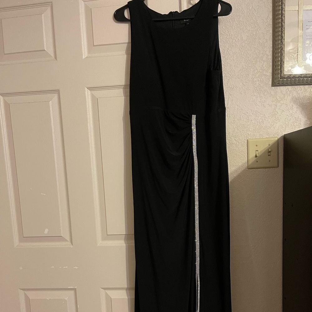 Black floor length formal gown
